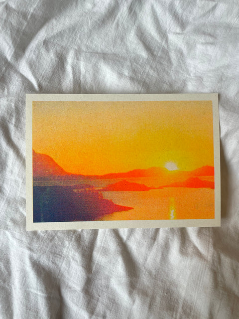 zonsondergang