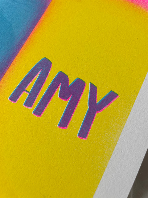 geboortekaartje AMY